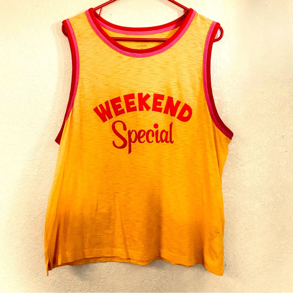 NWOT J crew weekend special tank top
